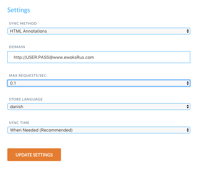 HTTP authentication in import URL
