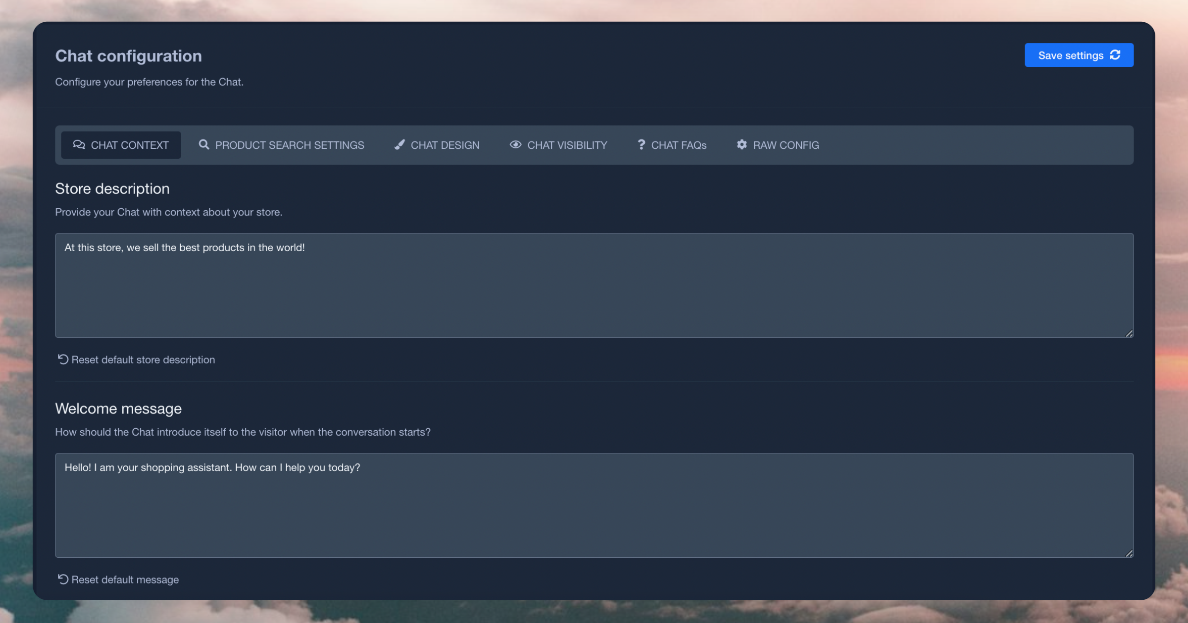 Chat Context