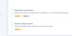 Featured Image for Category and page search improvements