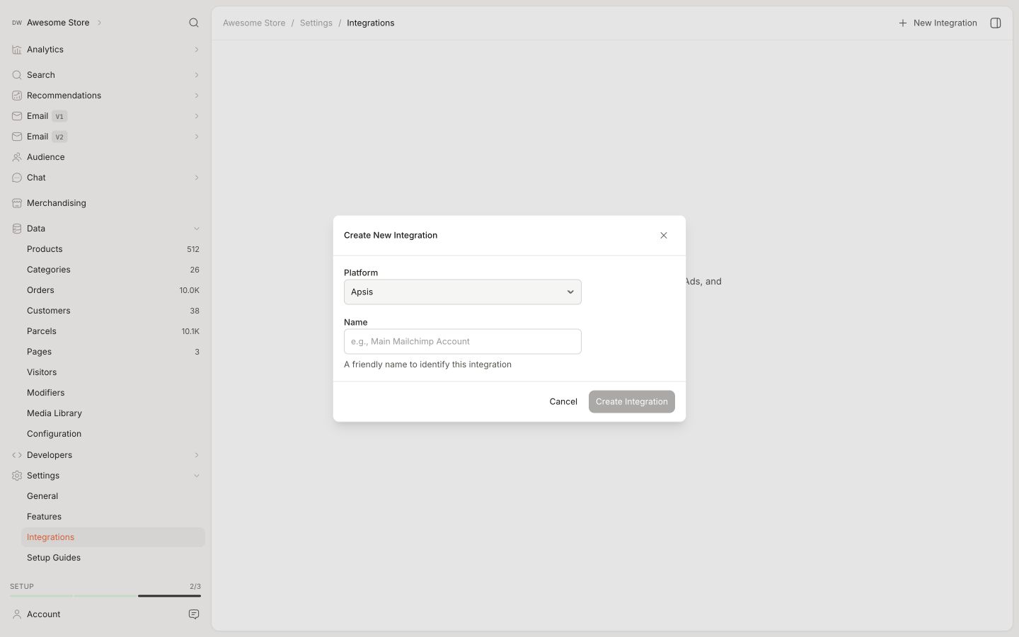 Backend in the Clerk.io backend