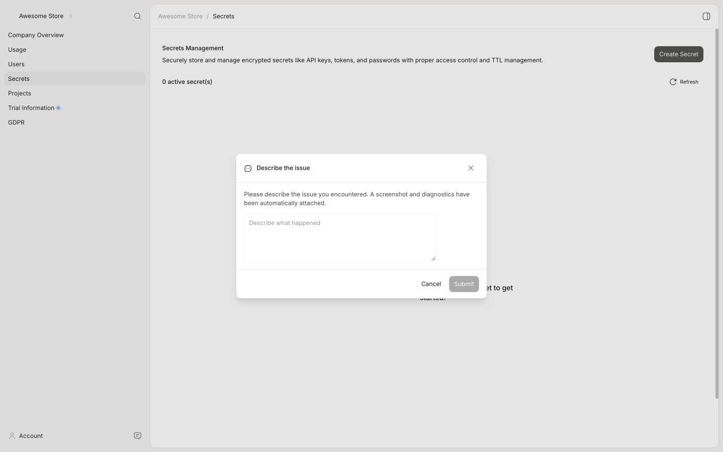 Backend in the Clerk.io backend