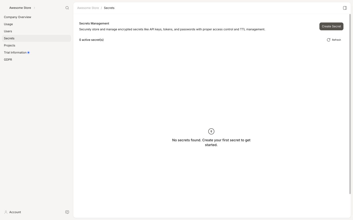 Backend in the Clerk.io backend