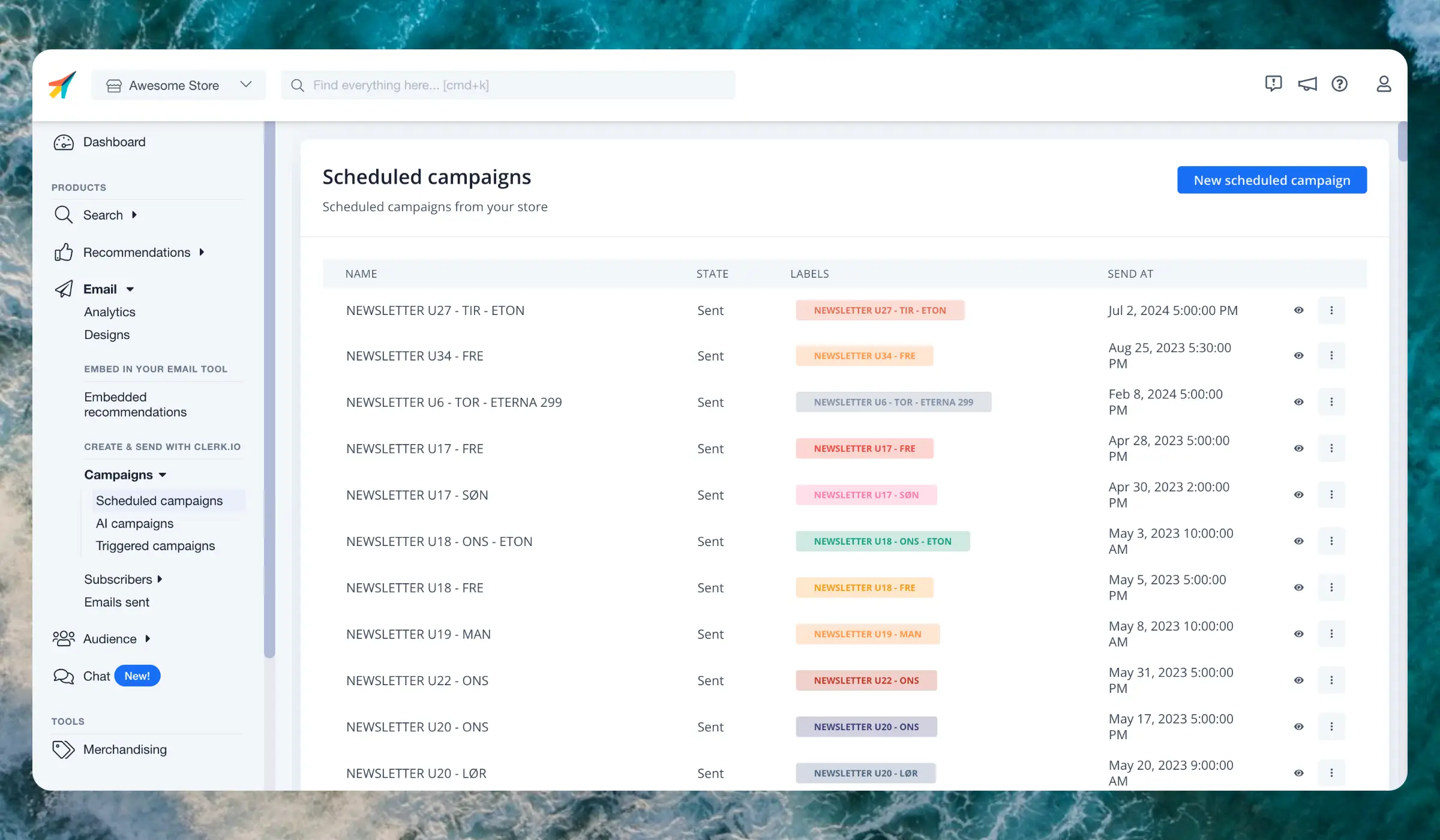 Scheduled Campaigns