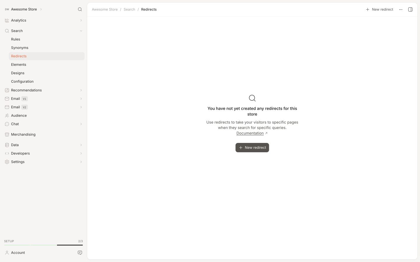 Backend in the Clerk.io backend